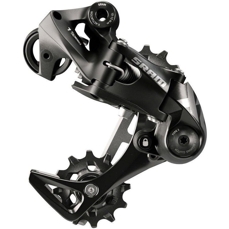 SRAM X01 DH 7 Speed Rear Derailluer Short Cage Black