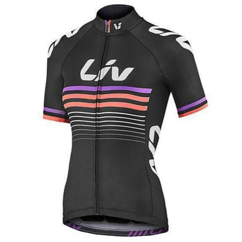 LIV Race Day SS Jersey Black/Purple XS