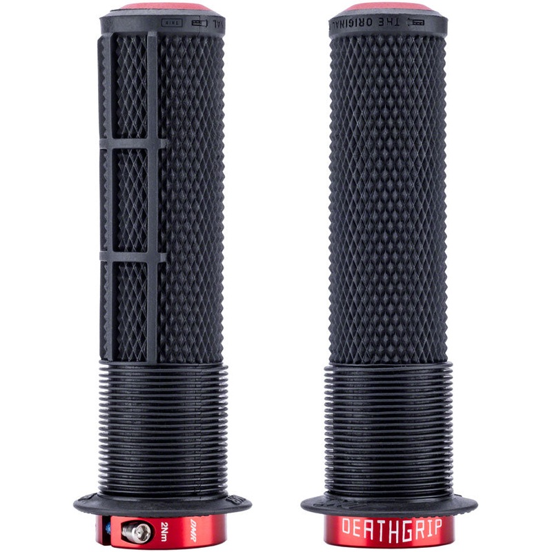 DMR DeathGrip 2 Race Edition Grips – Thin, Lock-On, Black, Flanged