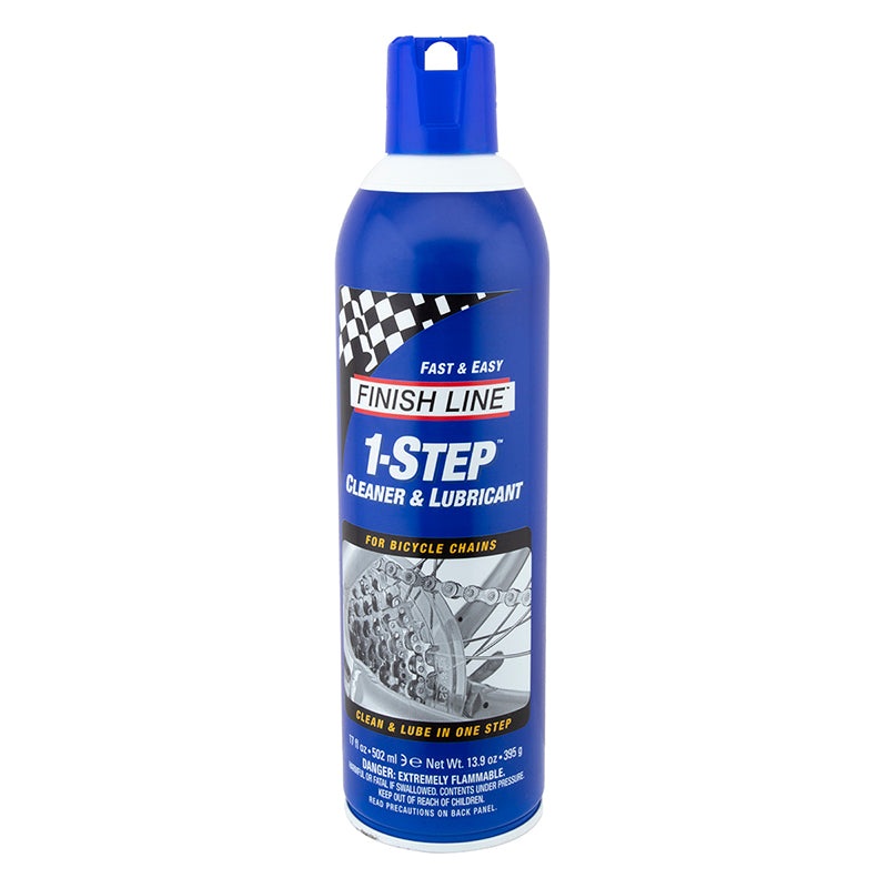 Finish Line 1-Step Cleaner and Bike Chain Lube – 17oz Aerosol