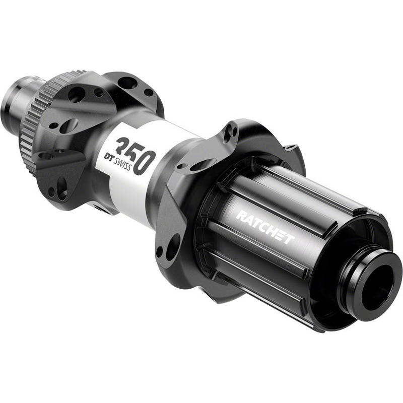 DT Swiss 350 Rear Hub – 12 x 142mm, Center-Lock, HG11 Road, Black, 24H, Straightpull, 36pt, Straight Pull