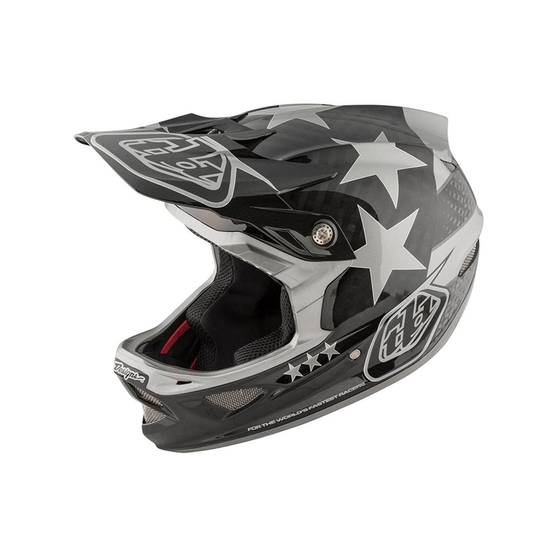 Troy Lee Designs D3 Carbon MIPS Full Face Helmet – Freedom – Black-Gray – 2018 Freedom Black – Gray Small