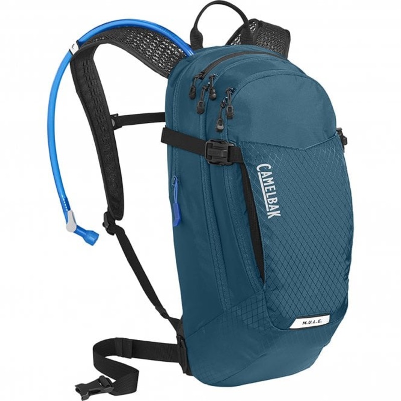 Camelbak M.U.L.E. 12 Hydration Pack – Moroccan Blue-Black – NLM Moroccan Blue – Black