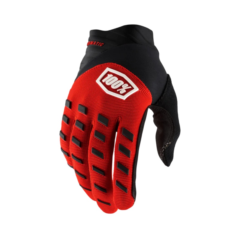 100% Airmatic Glove – Red-Black Red – Black Small