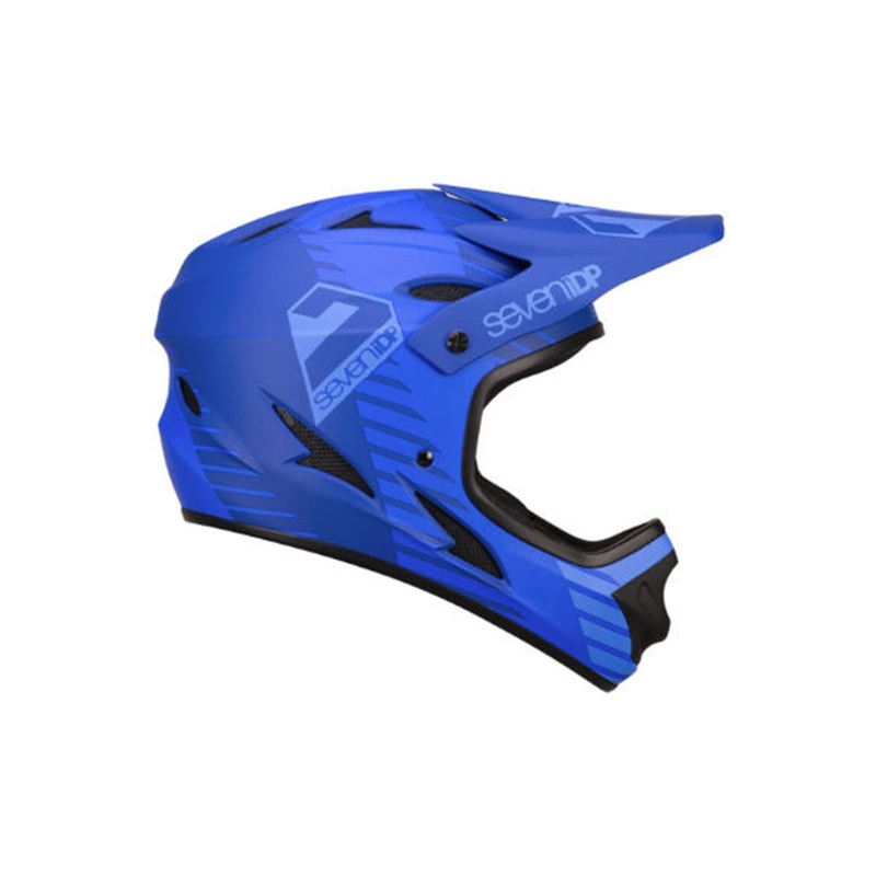 7 iDP M1 Tactic Full Face Helmet – Navy-Blue – 2019 Navy – Blue X-Small