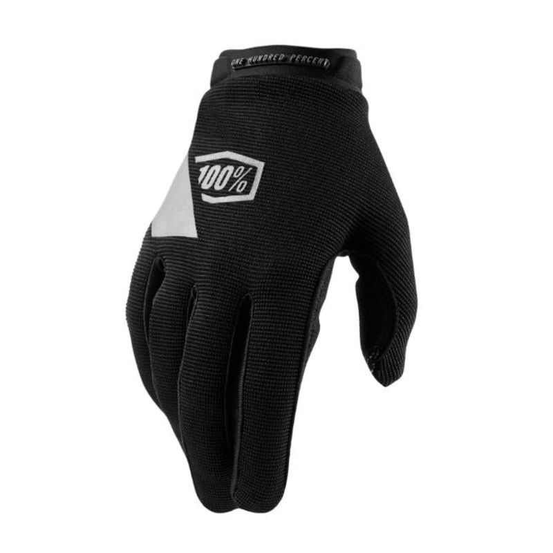 100% Ridecamp Glove – Womens – Black-Charcoal Black – Charcoal Small