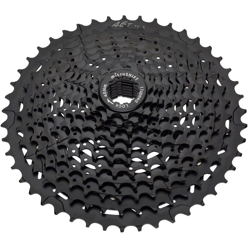microSHIFT H11 Cassette – 11 Speed, 11-42t, Black, ED Coated