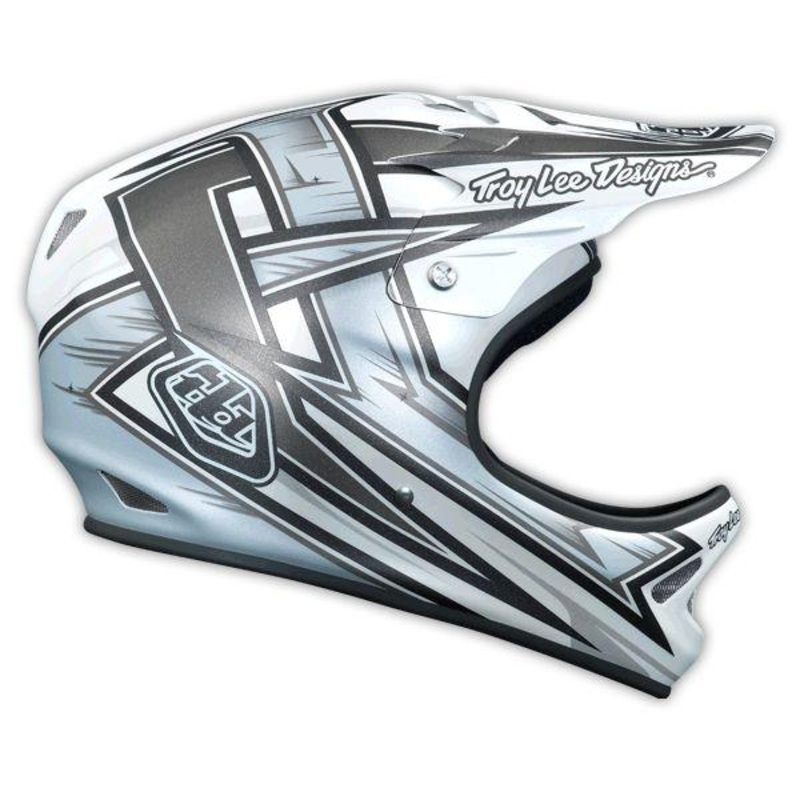 Troy Lee Designs D2 Full Face Helmet – Proven White Proven White X-Small/Small