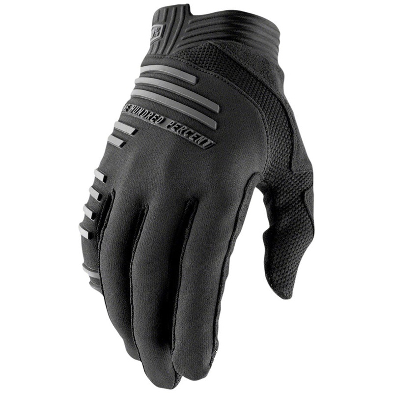 100% R-Core Gloves – Black, Full Finger, Men’s, Small