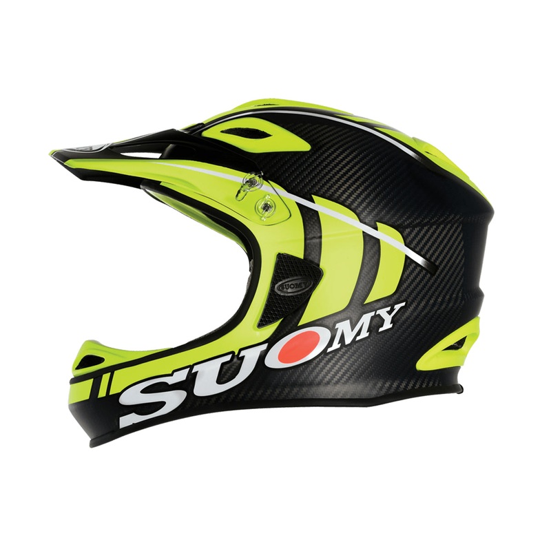Suomy Jumper Carbon Full Face Helmet – Fluo Yellow Fluo Yellow Large