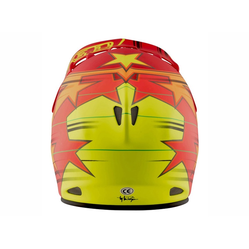 Troy Lee Designs D2 Fusion Full Face Helmet – Red Red X-Small/Small