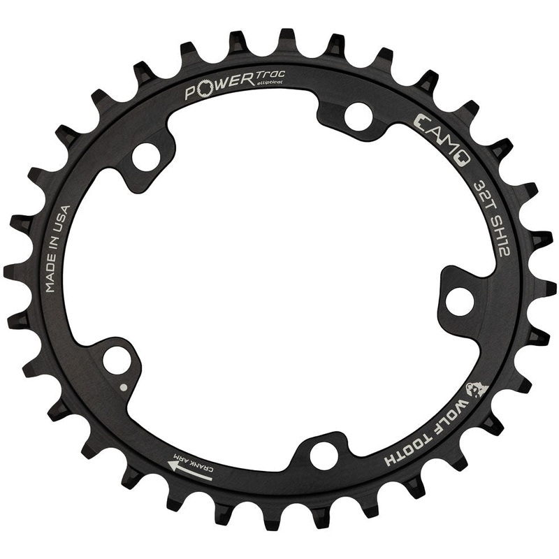 Wolftooth Camo Aluminum Elliptical Drop-Stop B Chainring 30T