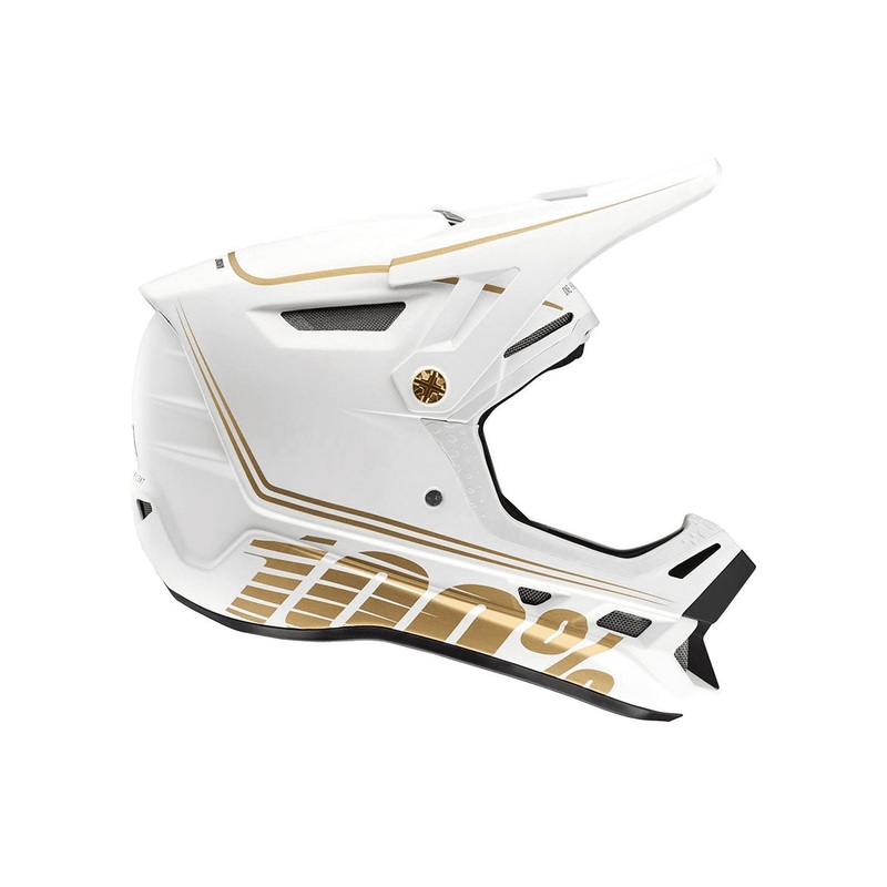 100% AIRCRAFT COMPOSITE Full Face Helmet – Kerdru White X-Small
