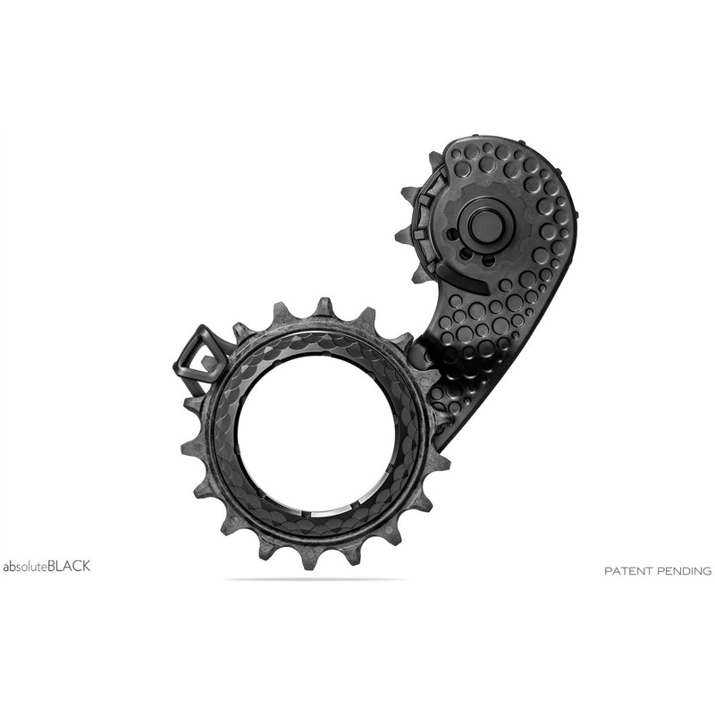 absoluteBLACK Hollowcage Shimano Dura-Ace R9100/Ultegra R8000 Carbon Ceramic Bearing Derailleur Cage Titanium 11 Speed