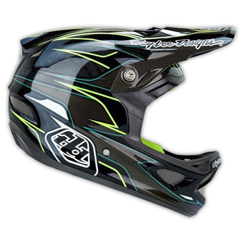 Troy Lee Designs D3 Carbon Full Face Helmet – Evo Gray Evo Gray Small