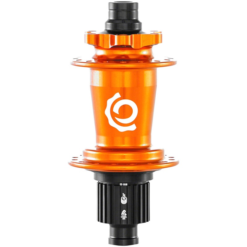 Industry Nine Hydra Classic Rear Hub – 12 x 148mm, 6-Bolt, Micro Spline, Orange, 32H