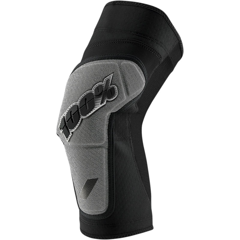 100% Ridecamp Knee Guard – Black-Gray Black – Gray Small