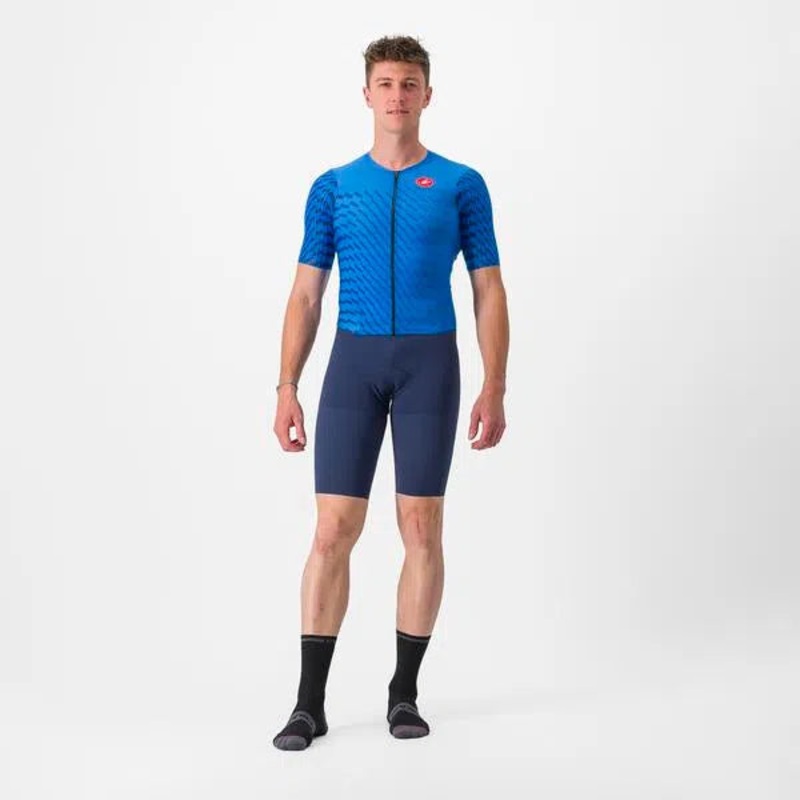 Castelli Pr 2 Speedsuit Triathlon Trisuit Heren Blauw XS