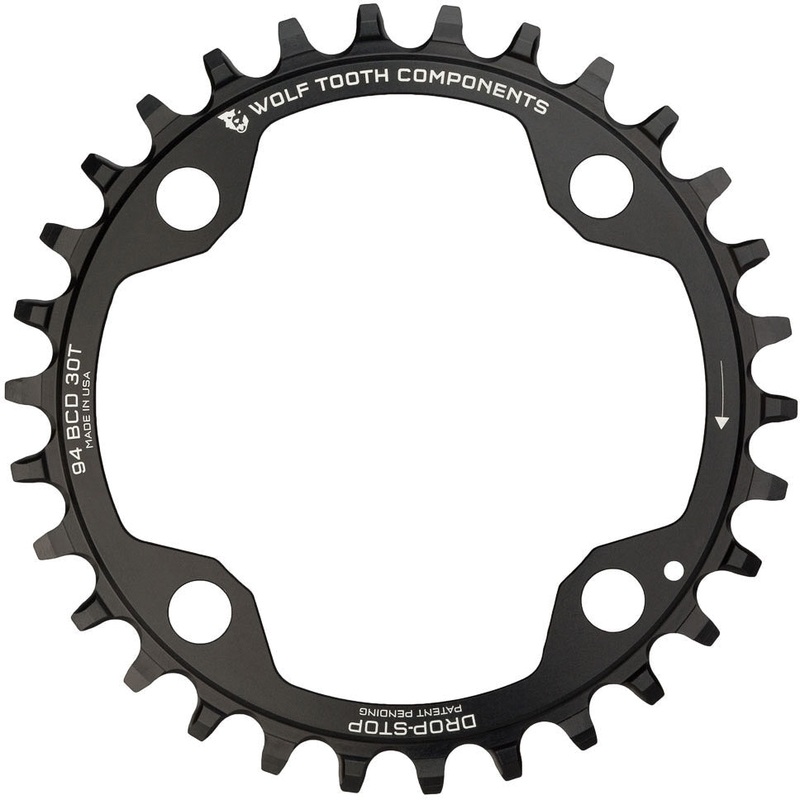 Wolftooth SRAM 94 BCD 4-Bolt Drop-Stop Chainring 94 x 30T