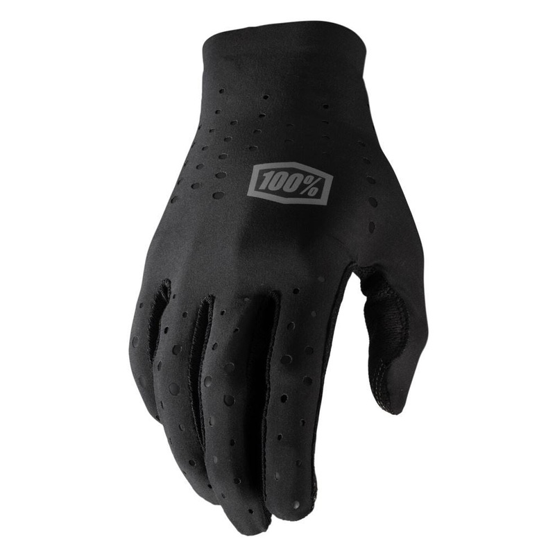 100% Sling Bike Glove – Black Black Small